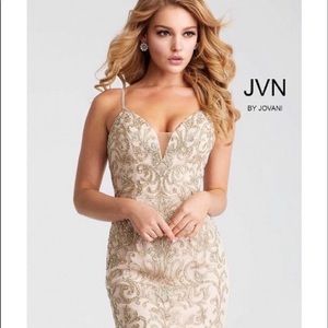 NWT jovani short prom dress size 0 fits size 0-2